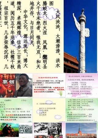九年级思想品德民族精神课件 新课标 人教版 课件