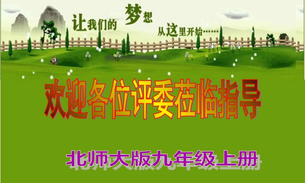 九年级数学上册 (反比例函数回顾与思考)公开课课件 北师大版 课件