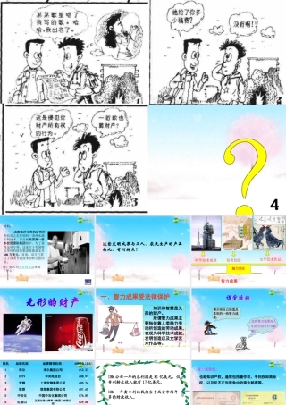 八年级政治下册 无形的财产课件 人教新课标版 课件