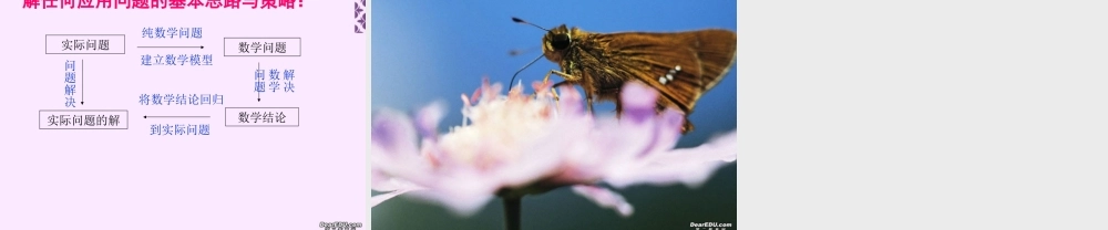 新课标 人教版不等式的应用 课件
