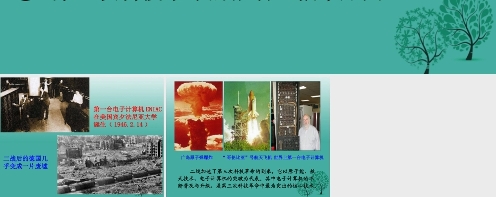 九年级历史下册 第8课(美国经济的发展)战后的繁荣课件 新人教版 0106318