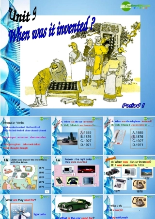 九年级英语 Unit1 period 1 Section A1a~1c&3a~4课件 人教新目标版 课件