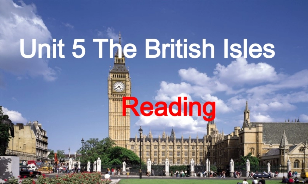 新人教版英语必修5 gao2unit5reading 上学期课件