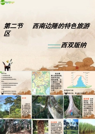 八年级地理下册 西南边陲的特色旅游区课件 人教新课标版 课件