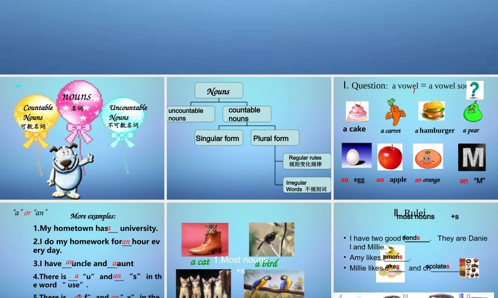 七年级英语上册(Unit 6 Food and lifestyle)课件 (新版)牛津版 课件