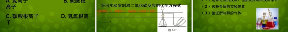 中学九年级化学上册 6.2 二氧化碳制取的研究课件 (新版)新人教版 课件