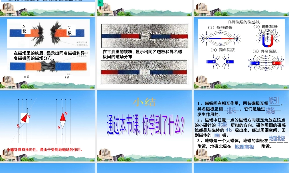 八年级科学下册 4.1磁现象课件 华师大版 课件