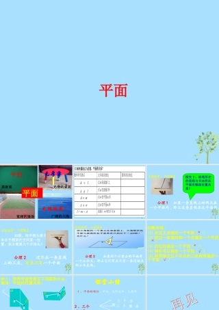 山西省忻州市高考数学 专题 平面2复习课件