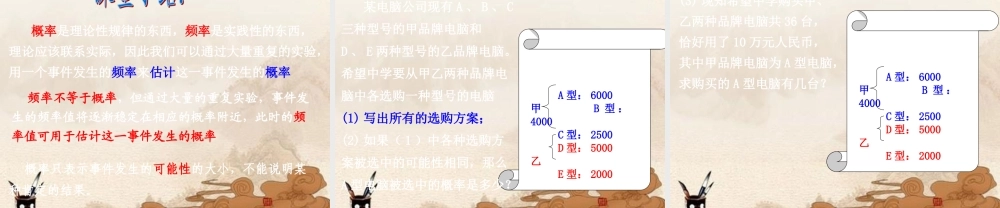 九年级数学下册 22估计概率(2)课件 浙教版 课件