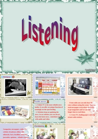 山西省运城地区高二英语Unit1 课件