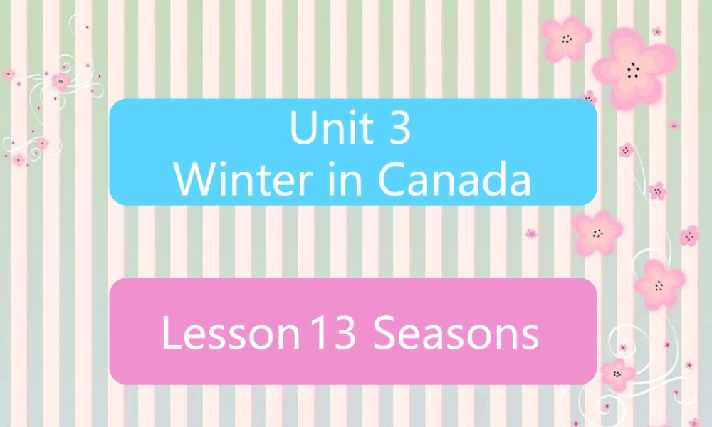 Unit-3-Winter-in-Canada-Lesson-13-Seasons-课件-3