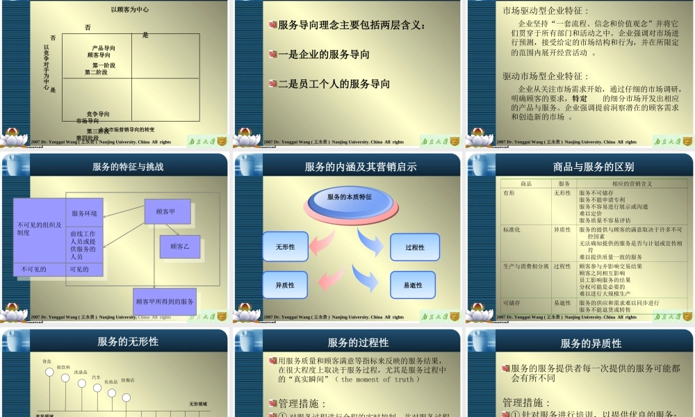 chapter-1服务市场营销概述