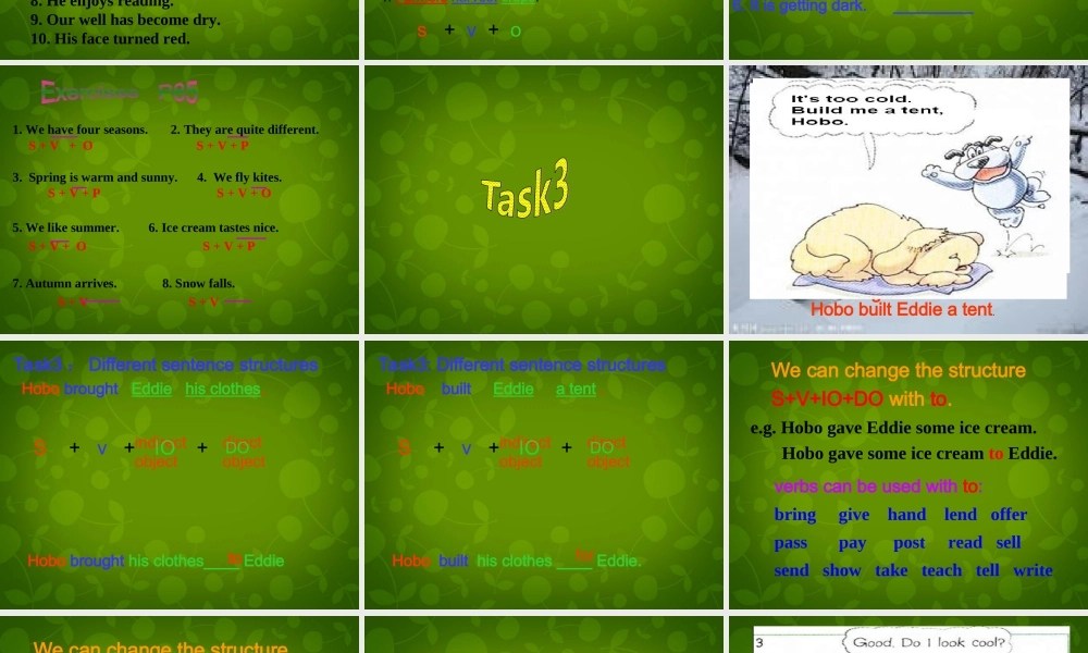 八年级英语上册(Unit 7 Seasons Grammar)课件 (新版)牛津版 课件
