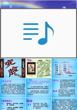 九年级语文下册 第14课(变脸)课件 新人教版 课件