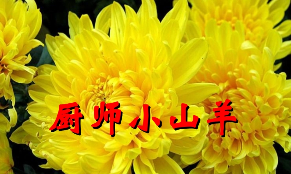 《厨师小山羊》课件2