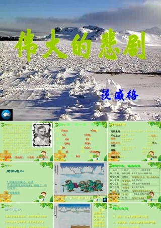 七年级语文下册 (伟大的悲剧)教学课件 人教新课标版 课件