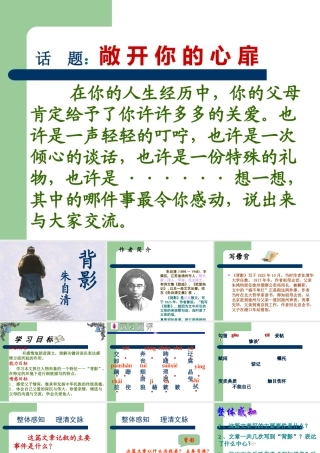 《背影》教学课件