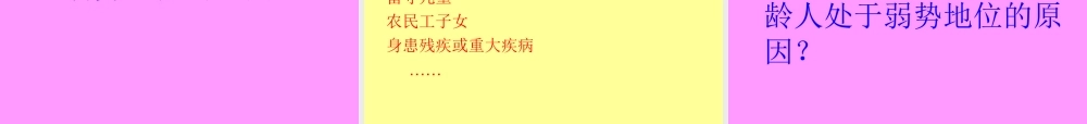 九年级政治 37(关注弱势群体)课件1 教科版 课件