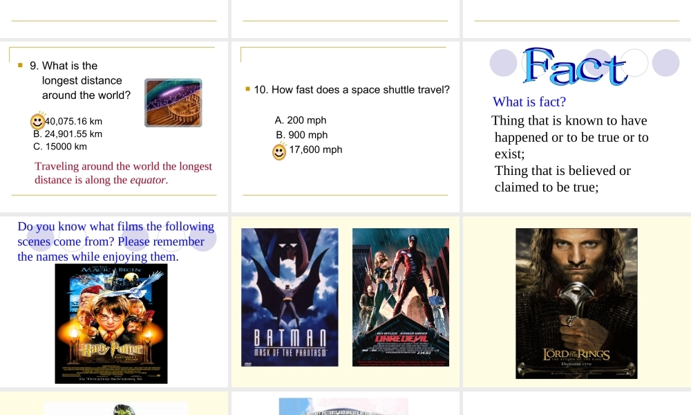 新课标高二英语下学期Unit12 Fact and fantasy 课件