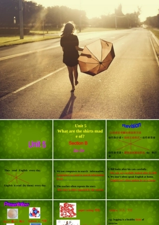 九年级英语全册 Unit 5 What are the shirts made of Section B(2a 2e)课件 (新版)人教新目标版 课件