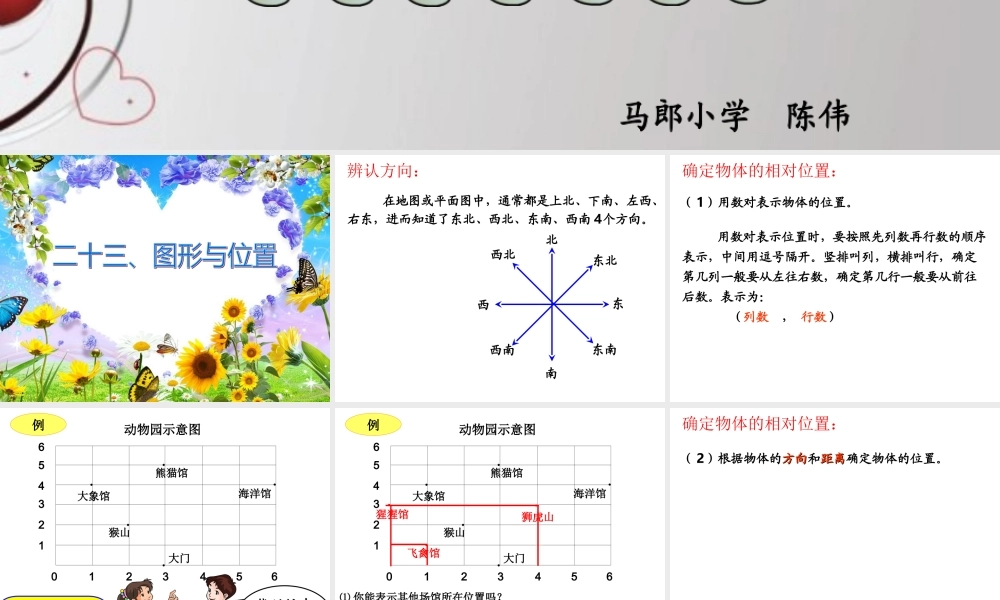 六年级下册第六单元图形与位置课件