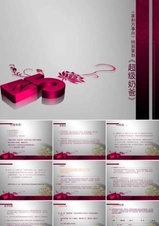 《家和万事兴-超级奶爸》特别策划栏目简介