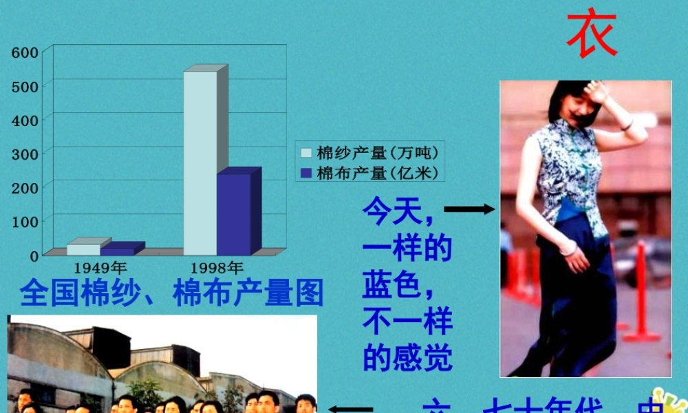 九年级政治全册 第二单元 财富论坛 第四课 走向小康 从衣食住行看小康素材 教科版 素材