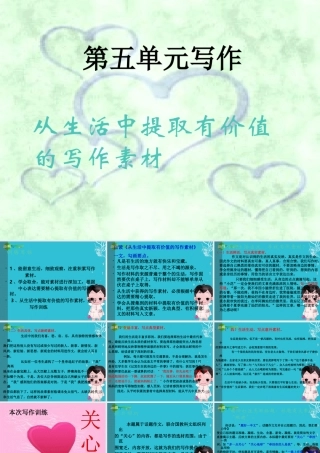八年级语文下册 从生活中提取有价值的写作素材课件 苏教版 课件-2