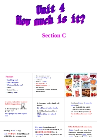 七年级英语上册Unit4 Topic 1 Section C 3 课件湘教版 课件