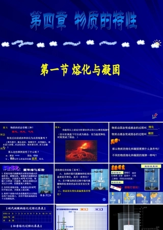 初中科学：中考专题复习——融化与凝固课件