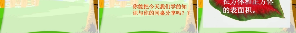 长方体的表面积金