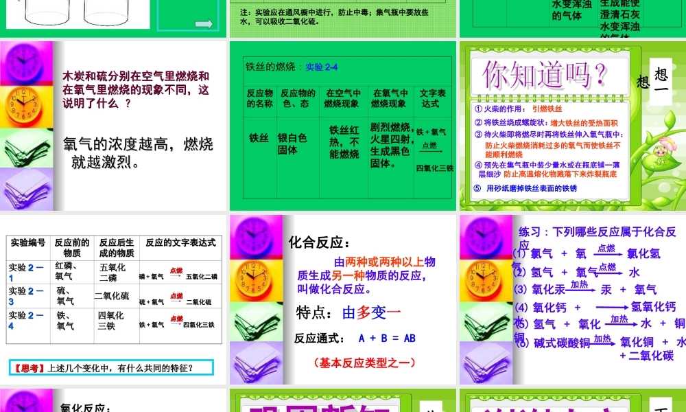 课题2氧气教学课件