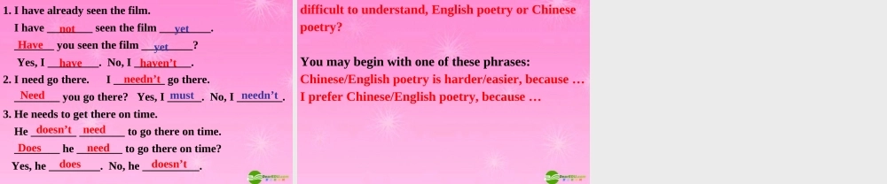 九年级英语下册 Unit1 You Can Write Poetry Lesson1课件 冀教版 课件