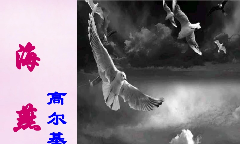 八年级语文下册 第9课(海燕)课件 新人教版 课件