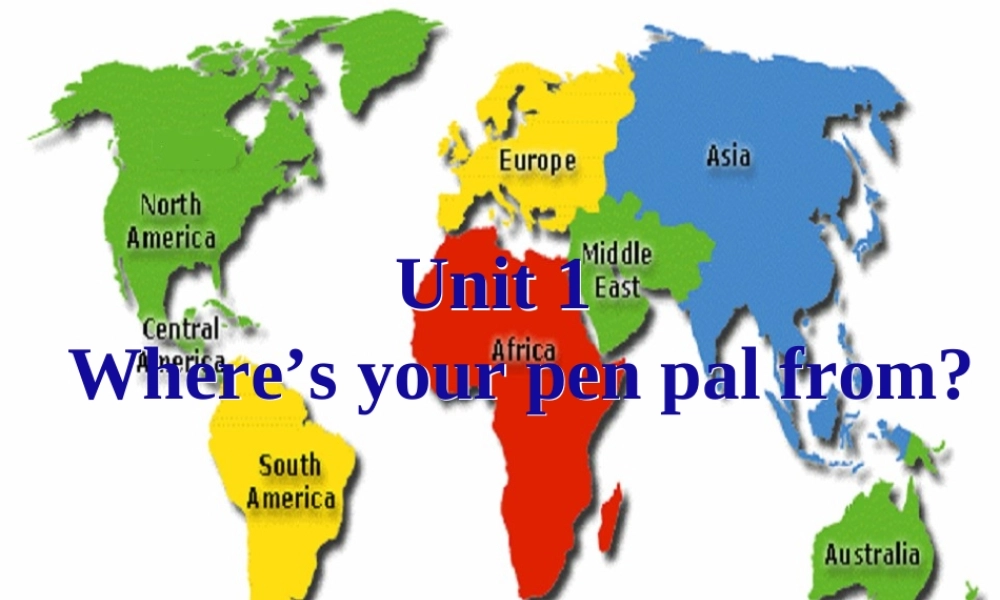 人教版七年级下unit1SectionB