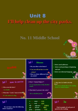 九年级英语Unit8 Reading课件 人教新目标版 课件