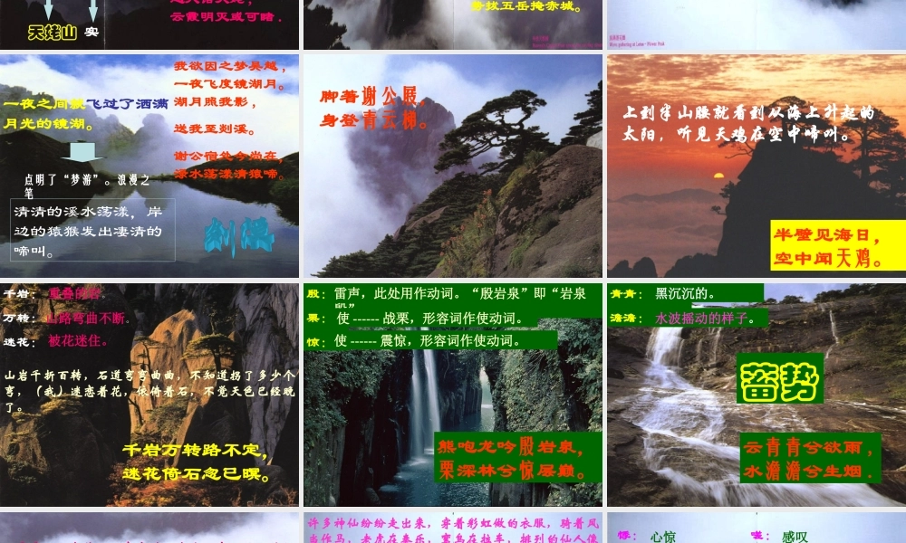 中学第二单元课件全集(附音频文件)人教版