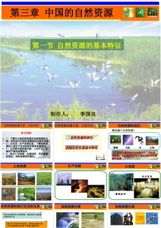 中国的自然资源特征