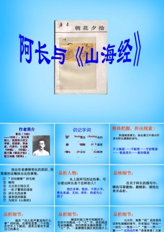 八年级语文上册 6 阿长与山海经课件4 新人教版 课件