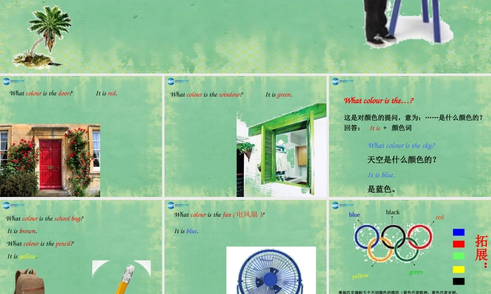 七年级英语上册 Starter Module 3 Unit 3 What colour is it？课件 (新版)外研版 课件