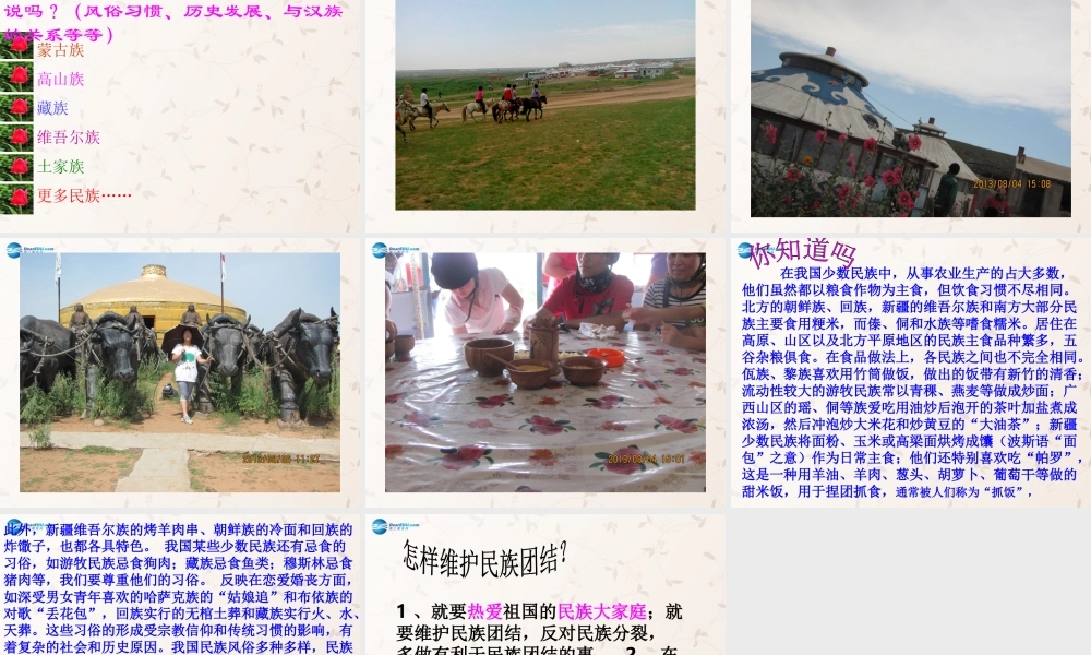 八年级政治上册 第2课 第1节 我爱你中国课件1 鲁教版 课件