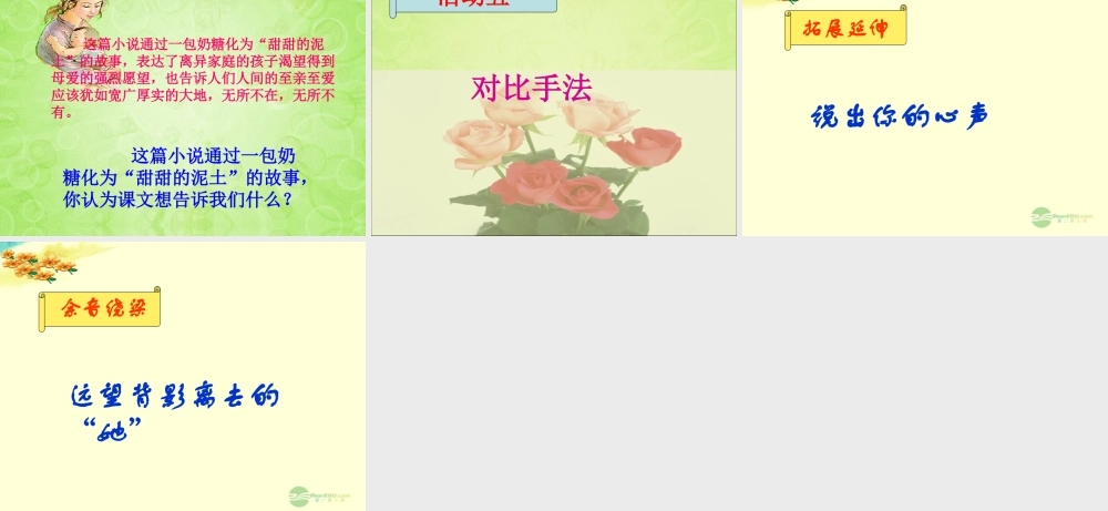 八年级语文上册 甜甜的泥土课件 苏教版 课件