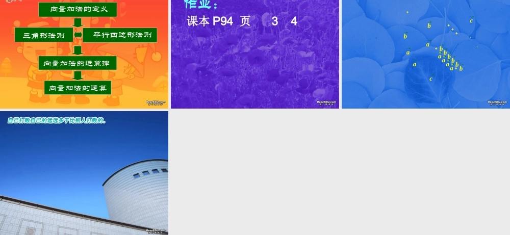 广东省高一数学第二章 向量的加法 必修4 课件