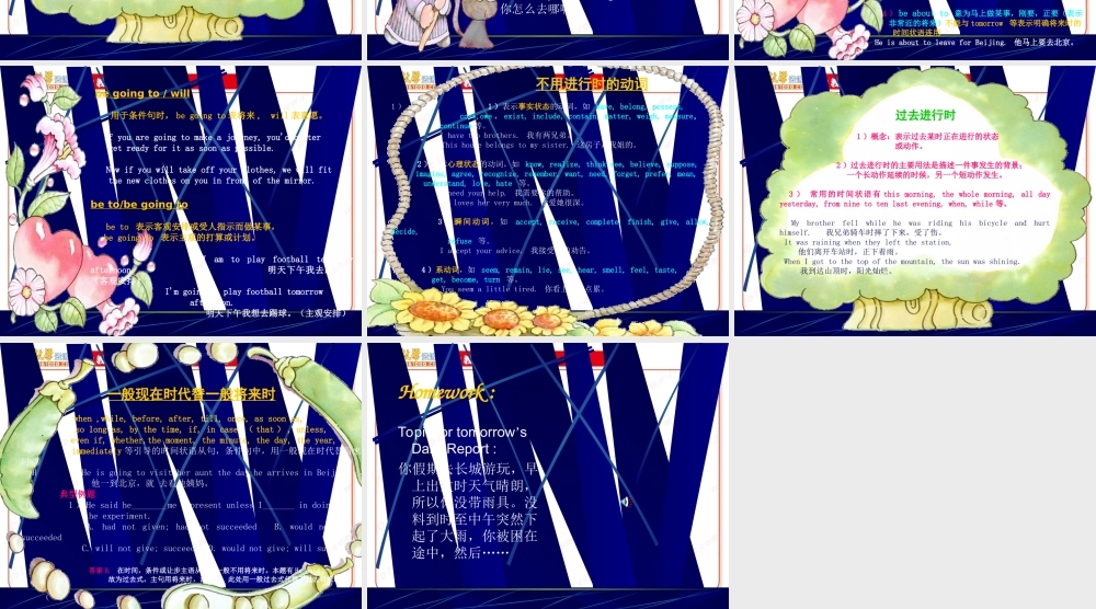英语：Unit3《Traveljournal》课件-Grammar（新人教版必修1）
