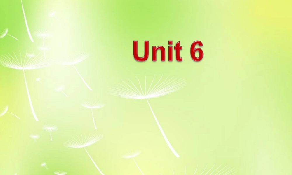 中学七年级英语下册 Unit 6 I m watching TV Section A 1课件1 (新版)人教新目标版 课件