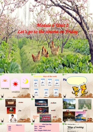 七年级英语上册 module6 Unit2 Let s go to the cinema on Friday课件(2) 外研版 课件