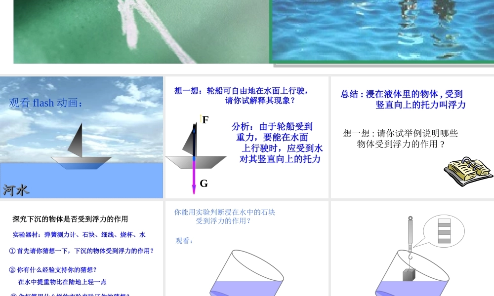 八年级物理第十章第二节阿基米德原理课件(修改)