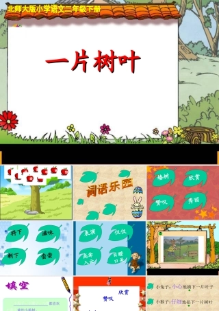 一片树叶课件3