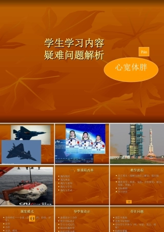 学生学习内容疑难