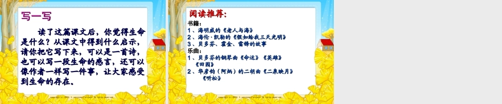 《生命生命》课件 (3)